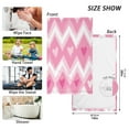 thumbnail image 6 of Yayeee 100% Cotton Hand Towels for Bathroom 16" x 28" Kitchen Towel, Heart Geometric, 6 of 7