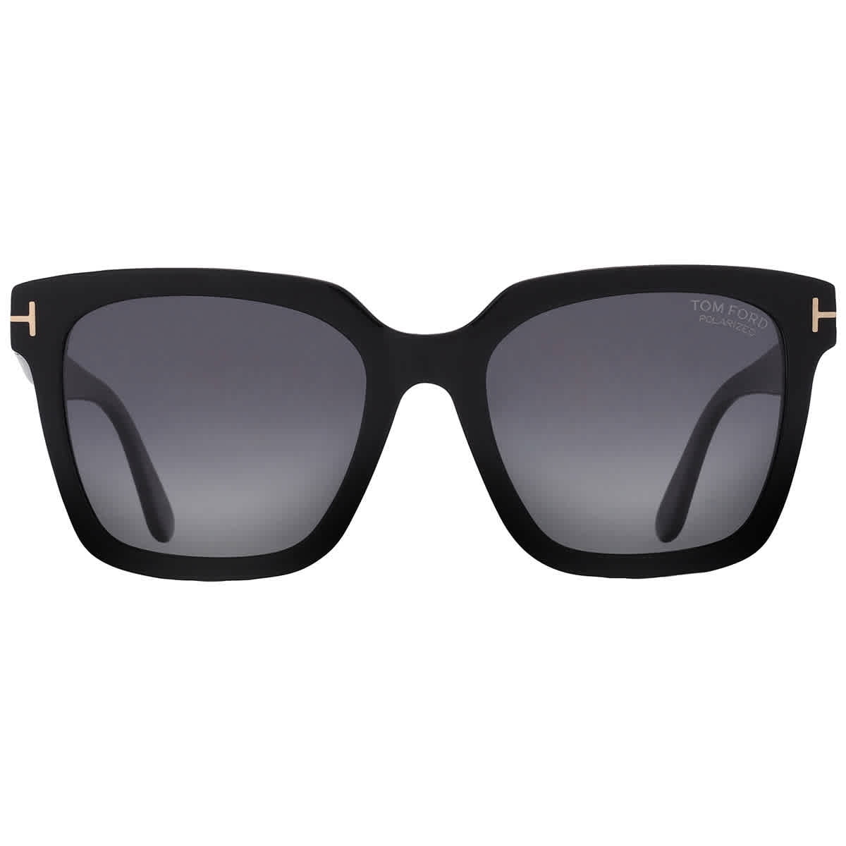 Tom Ford Selby FT0952 Square Sunglasses, Black Frame, Smoke  display picture 2