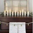 thumbnail image 4 of Velas sin llama NICEME LED de vidrio transparente con control remoto, 5 unidades, 4 of 9