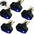 thumbnail image 2 of 5 X 12V 30Amp 30A Heavy Duty Blue LED OFF/ON Rocker Toggle Switch Car Boat, 2 of 6