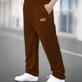 thumbnail image 2 of Men's Casual Cargo Pants Mens Straight Leg Cargo Slacks Men Elastic Waist Jogger Sport Pants Sports Trousers Mens Fashion Joggers Sports Pants Fashion Cargo Pants Long Pants, 2 of 7
