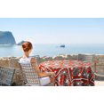 thumbnail image 2 of Vargottam Indoor/OutdoorRoundTablecloth 58 InchRoundTablecloth Waterproof PatioTableCloths,Spring/SummerTableCovers For Backyard CircularTable/Bbqs/Picnic -Red & Gray, 2 of 8