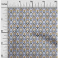 thumbnail image 1 of oneOone Silk Tabby Fabric Damask Ikat Print Fabric By The Yard 42 Inch Wide, 1 of 1