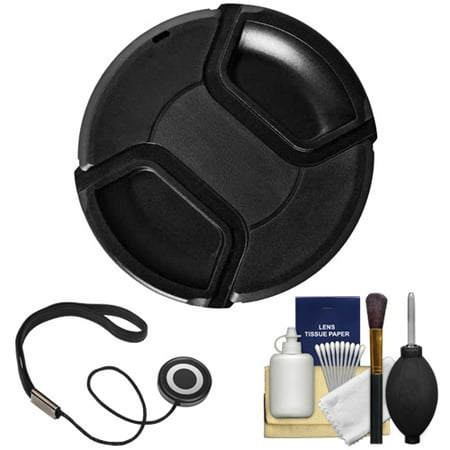 Bower 77mm Pro Series II Snap-on Front Lens Cap with Accessory Kit for Digital SLR Cameras