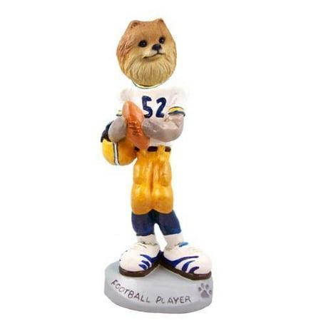 - Pomeranian Red Football Player Doogie Collectable Figurine