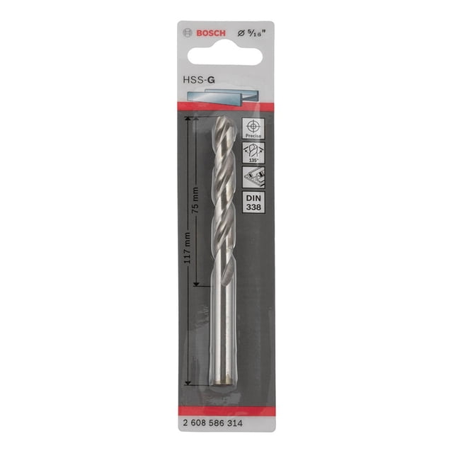 Broca Para Metal Bosch Hss-G 5/16"