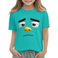 thumbnail image 7 of Piuwrlz 5 T Boys Short T-Shirts Sleeve Toddler Funny Graphic Shirts Tops Pullover T Shirts Mint Green Size 5 Years, 7 of 7