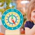 thumbnail image 6 of Montessori Clock Toys Teaching Clock Toy Preschool Learning Toy for Children Simple Clock, 6 of 6