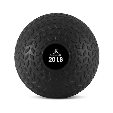 ProsourceFit Tread Slam Medicine Balls 10, 15, 20, 25, 30, 50 lbs Dead Weight Balls for (Best Medicine Ball Brand)
