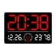 thumbnail image 1 of Reloj de pared digital con temporizador de alarma dual de 12  degreeF/ degreeF conmutable, práctico y multifuncional. Rojo, 1 of 9
