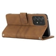 thumbnail image 6 of Luxury PU Leather Wallet Case for Samsung Galaxy A33 5G, [Kickstand Feature] Flip Phone Case Protective Cover with [Card Holder] [Wrist Strap] for Samsung Galaxy A33 5G,Brown, 6 of 10