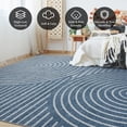 thumbnail image 3 of Boho Area Rug x Machine Washable Rugs for Living Room Non Slip Soft Carpet Geometric Jacquard Textu Carpet for Bedroom Dining Room Nursery Office Living Room Rug -, 3 of 7