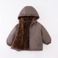 thumbnail image 6 of Toddler Boys Hooded Winter Jacket Lined Warm Zip Up Coat Water Outerwear with Pockets for Kids 18 Months‑8 Years, 6 of 8