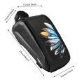 thumbnail image 3 of Large Capacity Top Tube Bag Sensitive Phone Pouch Slim Design with Secure Zippers for Cycling Road Accessories, 3 of 7