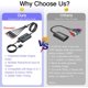 thumbnail image 4 of KSRplayer Convertidor de Componente a HDMI con Escalador – Adaptador YPbPr a HDMI para PS2, NGC, Xbox, Wii, Incluye Cables HDMI y de Componente, RGB a HDMI para Consolas Antiguas (Mujer), 4 of 7