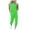 Green, variant on Women's Two Piece Outfit Sets Casual Summer Sleeveless Joggers Pants Loungewear Spring Clothes