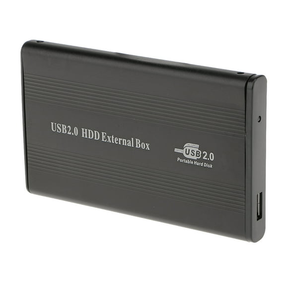 USB2.0 IDE Externo 2.5 SSD HDD Caja de disco duro Negro Sunnimix