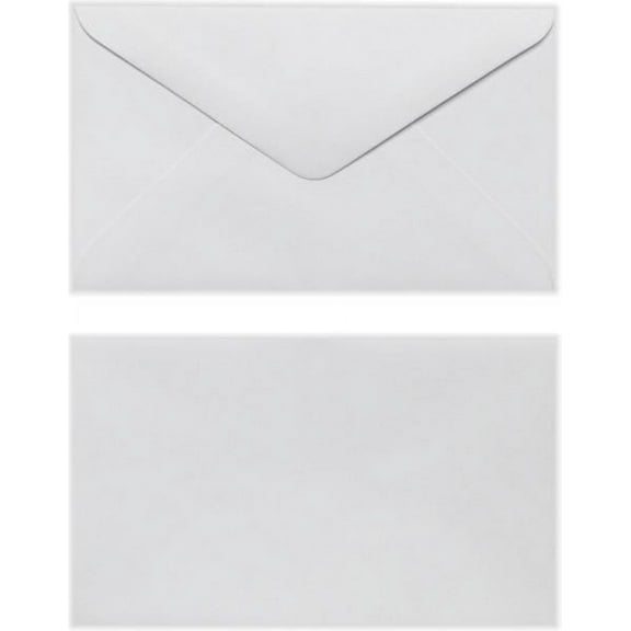 LUXPaper #63 Mini Envelopes, 2 1/2 x 4 1/4, White, 250/Pack