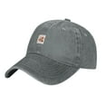 thumbnail image 3 of ZICANCN Casquette de Baseball Ajustable pour Femmes, Motif Esthétique Abstrait Chapeaux Roses pour Hommes Adulte Casquettes de Baseball en Denim de Coton Lavé Mode, Gris, 3 of 6