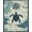 Blue Beige, Pattern 3, variant on ODIKA Turtle Toile Border Map Nautical Wave Coral Reef Compass for Playroom, Bedroom, Reading Nook, Pet Friendly & Kids Safe Play