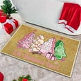 thumbnail image 2 of TIELUTT 40x60cm Christmas Christmas Tree Cake Floor Mats Funny Christmas Door Mat Cute Christmas Floor Mat Copper Throw Blanket Flurry Rug Throw Blanket Set Dog Blanket Light Tan Throw Blanket, 2 of 6