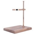 thumbnail image 1 of Pour Over Coffee Dripper Stand, 360 Free Rotation Solid Wood Base Coffee Dripper Holder Rose Gold Elegant  For Office, 1 of 8