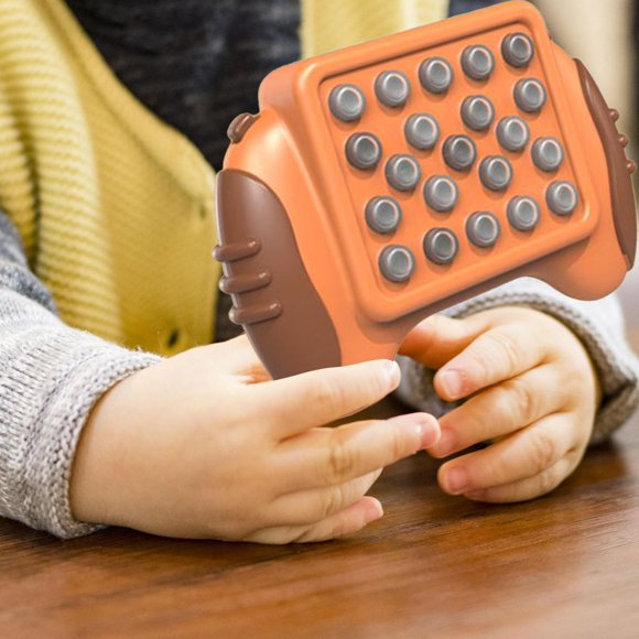 Juguete de rompecabezas de entrenamiento de memoria perfecl cubo intermitente Naranja