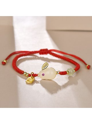 Chinese Zodiac Animals Bracelet Unisex Handmade Braided Red String Bring  Lucky