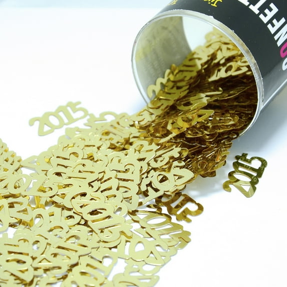 Confetti Year 2015 Gold - Pouch (1/2 oz) - CCP7612