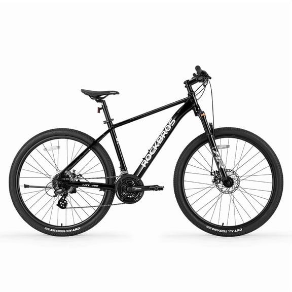 ROCKBROS MT200 Mountain Bike MTB 27.5-in Aluminum Frame Internal Wiring 8*3-speeds Shimano Shifting Lockable Front Fork Suspension Dual Disc Brake Bicycle