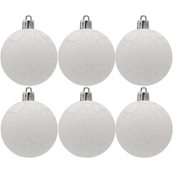 LINLIN Christmas Tree Decoration Ball, 6PCS 6cm Shatterproof Christmas Decorations Tree Balls Hanging Ball for Xmas Wedding Party Festival Decorations