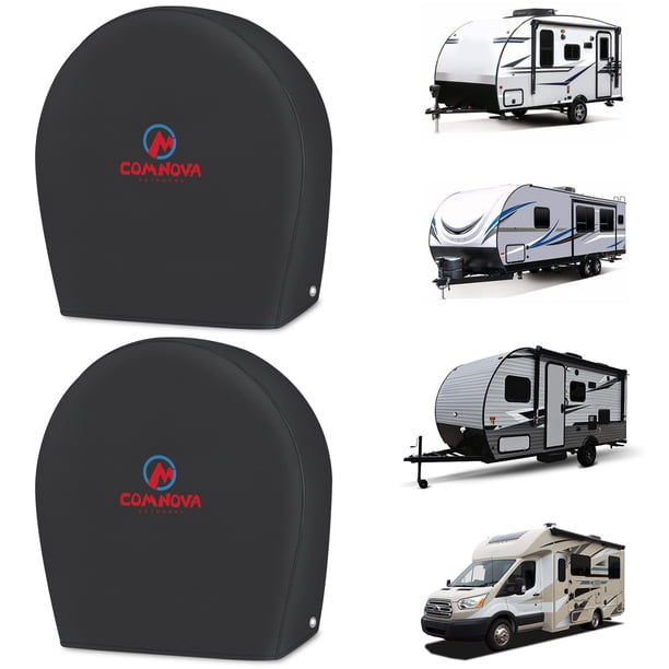 Fundas para neumáticos para autocaravanas M COMNOVA OUTDOORS, paquete de 2 unidades,