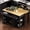 Black, variant on Jopath Kitchen Island with Extendable Dining Table, Kitchen Table with Internal Storage Rack, Power Outlet, Kitchen island with Storage 2 Drawers 2 Cabinet for Kitchen Living Room Grey Blue