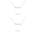 thumbnail image 1 of Collar letra zodiaco Qarigey Retro Ins encanto colgante para amante amigo Plata Acuario 2piezas, 1 of 1