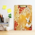 thumbnail image 6 of FMSHPON Flower Crane Yellow Clipboard Hardboard Wood Nursing Clip Board and Pull for Standard A4 Letter 13x9 inches, 6 of 8