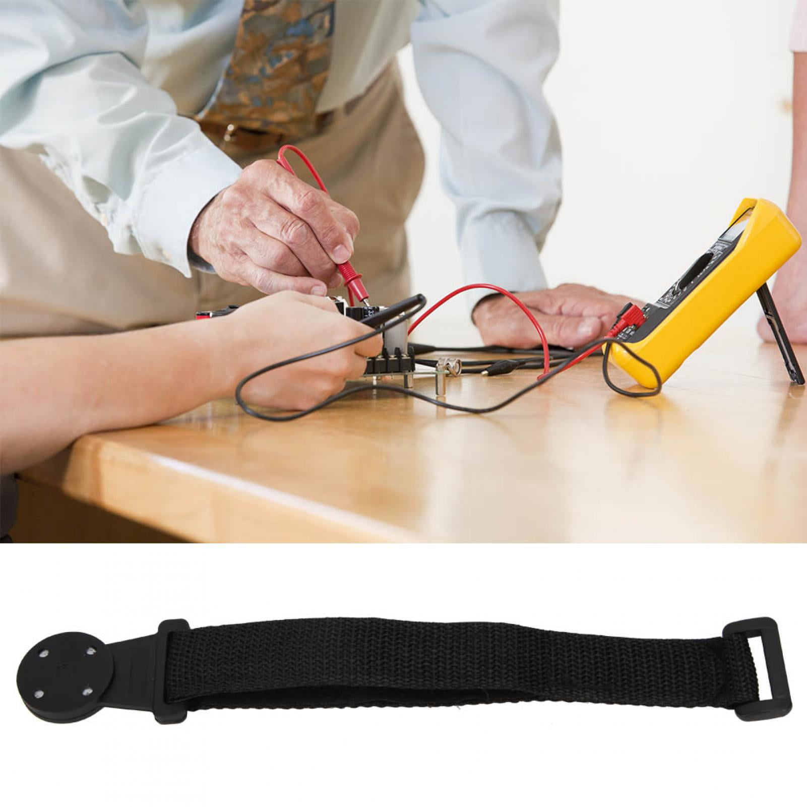 Zaqw Multimeter Strap,Multimeter Hanger,Mini Portable Universal Durable Multimeter Magnetic Strap Strong Magnet Hanging Rope Hanger