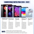 thumbnail image 3 of For Apple Pencil 2 1 iPad Pencil Bluetooth Stylus Pen for iPad Pen Pro 11 12 9 Air 4 Air 5 2018-2023 for Apple Pencil black, 3 of 7