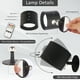 thumbnail image 5 of Paquete de 2 lámparas de pared magnéticas inteligentes | Luz nocturna LED recargable por USB | Temperatura de tres colores | Luminaria interior regulable con control remoto | Rotación de 360°, 5 of 9