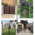 thumbnail image 4 of Gate Caster gate Wheel 4&acirc;?, Heavy Duty Gate Caster Wheel with Spring Loaded,Universal Mount Pate, 250-500 lbs Load Capacity, 4 Inches Rubber Wheel, 4 of 8