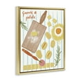 thumbnail image 4 of Stupell Industries Gnocchi & Patate Meal Food & Beverage Painting Gold Floater Framed Canvas Art Print Wall Art, 25 x 31, 4 of 10
