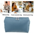 thumbnail image 2 of Unique Bargains Floral Makeup Bag Zipper Flower Cosmetic Pouch Blue, 2 of 7