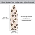 thumbnail image 5 of HELLHERO Paw Pinrts Iron Board Cover Hook and Loop Fastener Strap Elastic Edge Washable Replacement(Not Heat Resistant), 5 of 5