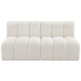 thumbnail image 4 of Bowery Hill Contemporary Cream Boucle Fabric Modular Sectional, 4 of 8