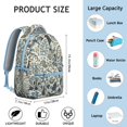 thumbnail image 6 of Paisley Gift Backpack - Stylish Waterproof Bookbag for School & Work, Spacious Laptop Backpack for College Students, Paisley Print for Women & Men, 6 of 6