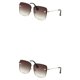 thumbnail image 3 of Gafas de sol cuadradas Qarigey Mujer Gafas Moda Resina Estilo simple Tipo 6 NO6, 3 of 6