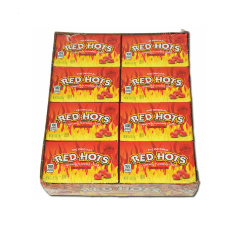 Ferrara Candy - Canadian Cinnamon Hard Candy, Red Hots, 24 Pack