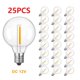 thumbnail image 1 of 25 Bombillas LED G40 DC12V de Bajo Voltaje de 1W E12 de Plástico, Bombilla de Repuesto para Luces Solares de Cadena Fuera de la Red, Camping y Caravana, 1 of 1