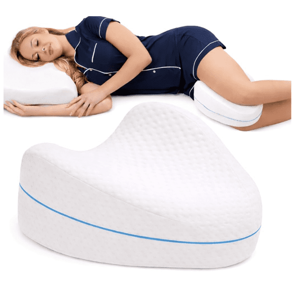 Foam support pillow for legs and knees, used for lying on the side, soothing the back, buttocks, knees, joints, nerves and muscles