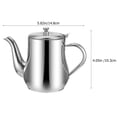 thumbnail image 2 of 2pcs Reusable Oil Pot Oil Strainer Container Oil Strainer Pot Bacon Grease Container for Oil, 2 of 6