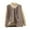 Khaki, variant on Women's Fleece Lined Vest with Pockets, Warm and Stylish Sleeveless Jacket for Fall and Winter Layering